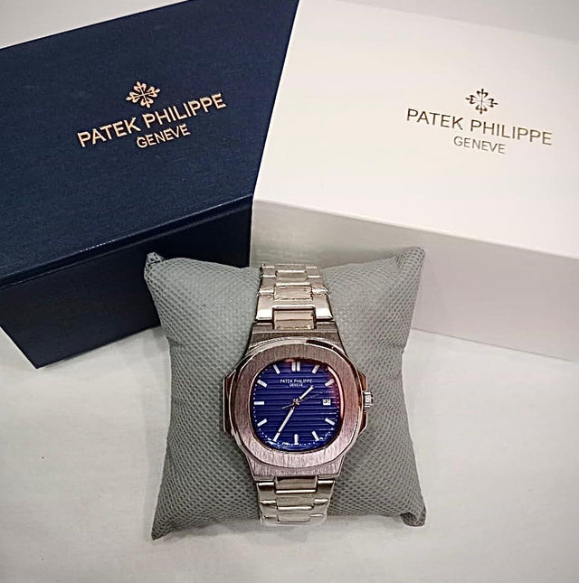 pp silver with blue